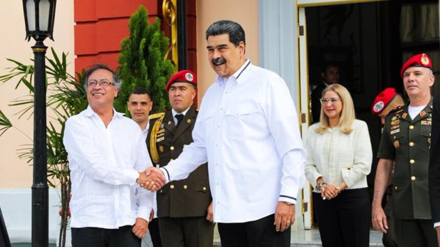 EN VIDEO | Petro fue recibido por Maduro este 7Ene