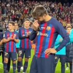 EN VIDEO | Las emotivas palabras de Piqué tras jugar su último partido como profesional