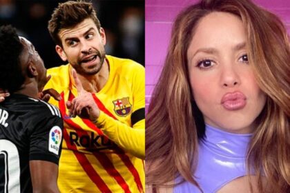 El gesto que tuvo Vinicius con Shakira que no le gustará a Piqué