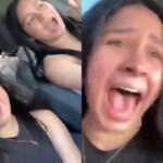 Iban entretenidos grabando un TikTok y todo terminó en un accidente de tránsito que quedó grabado