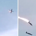 EN VIDEO | El momento en que dos aviones de la Fuerza Aérea de Colombia colisionan en el aire durante maniobras de entrenamiento