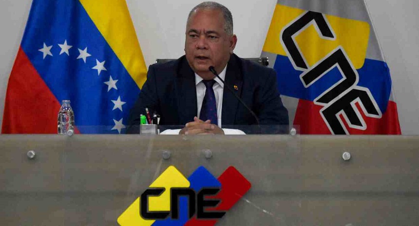 El presidente del CNE, Elvis Amoroso, ratificó que cierra el proceso de postulaciones de candidatos participarán elecciones presidenciales