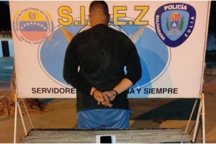 Un hombre fue detenido por del Cuerpo de Policía Bolivariana del Estado Zulia (Cpbez), por presuntamente violar durante siete años a su hija.  