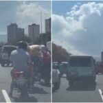 Durante horas de la tarde este miércoles 21 de febrero, una caravana fúnebre provocó accidentes y colapsó el tráfico en la Valle-Coche, en Caracas.  