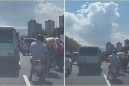 Durante horas de la tarde este miércoles 21 de febrero, una caravana fúnebre provocó accidentes y colapsó el tráfico en la Valle-Coche, en Caracas.  