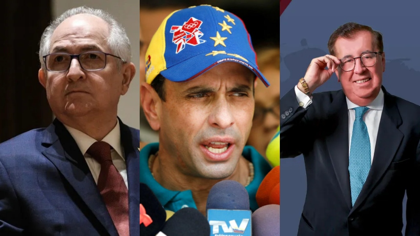 "Se lanzaron una de las de ellos", Capriles y lideres condenó por el Consejo Nacional Electoral (CNE) para las próximas presidenciales