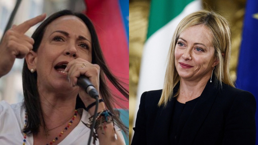 Primera ministra de Italia habló con María Corina y «le reiteró su respaldo», dijo