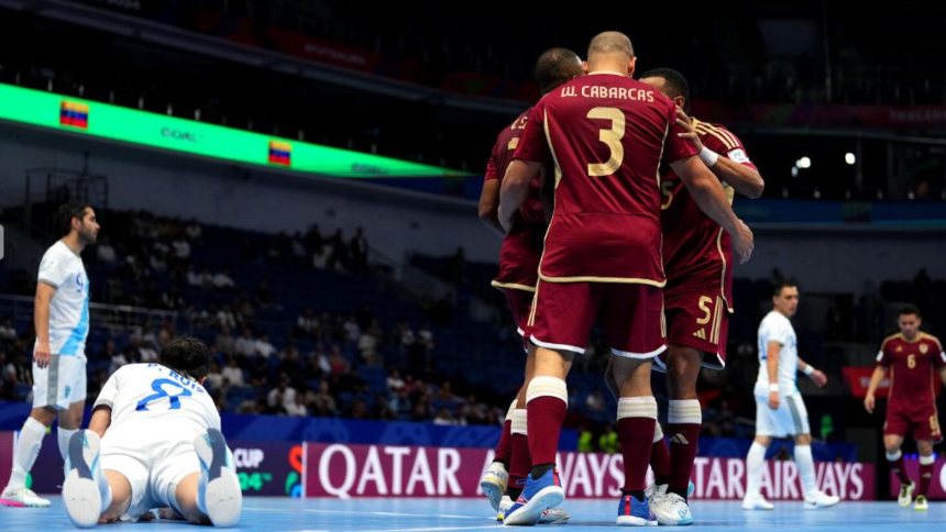 La Vinotinto logró su boleto a octavos de final del Mundial Futsal en Uzbekistán