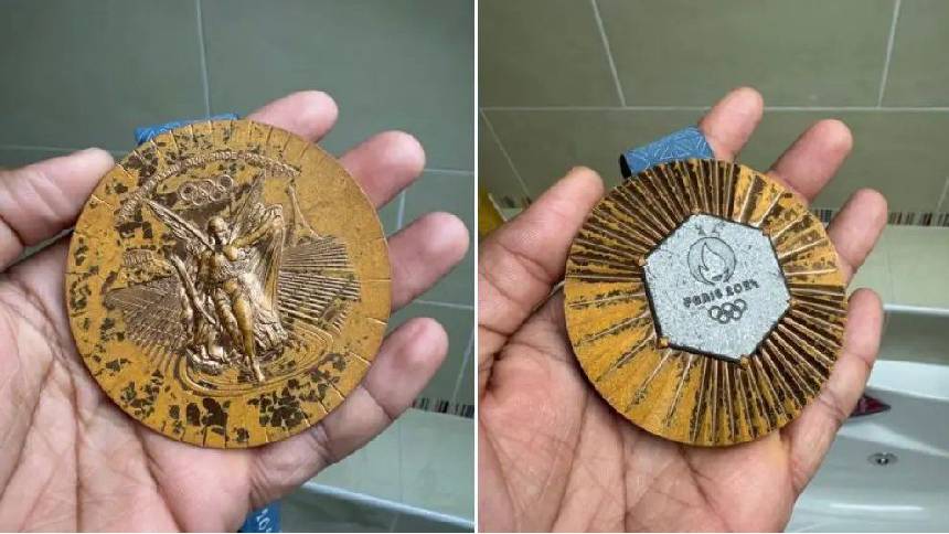 El viral caso de atletas que denuncian el deterioro de medallas olímpicas: «Parecen de París 1924»