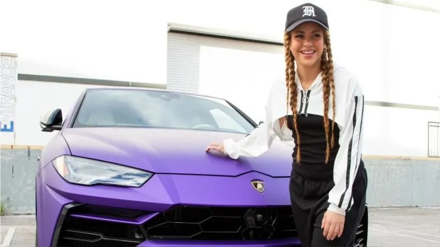 Así anunció Shakira al ganador del lujoso Lamborghini que sorteó entre sus fans