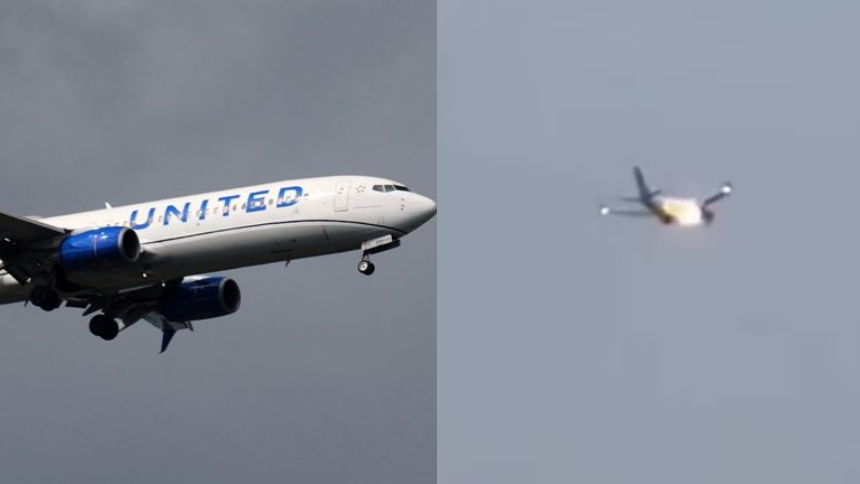 Un vuelo de United Airlines con destino a Edmonton, en Canadá, se vio obligado a realizar un aterrizaje de emergencia tras un insólito incidente en el Aeropuerto Internacional de Denver (EEUU).  