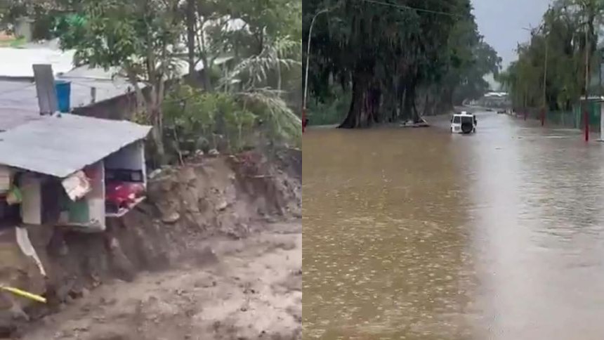 VIDEOS: Fuertes lluvias desbordan ríos y quebradas en Trujillo causando el desalojo de las zonas en riesgo