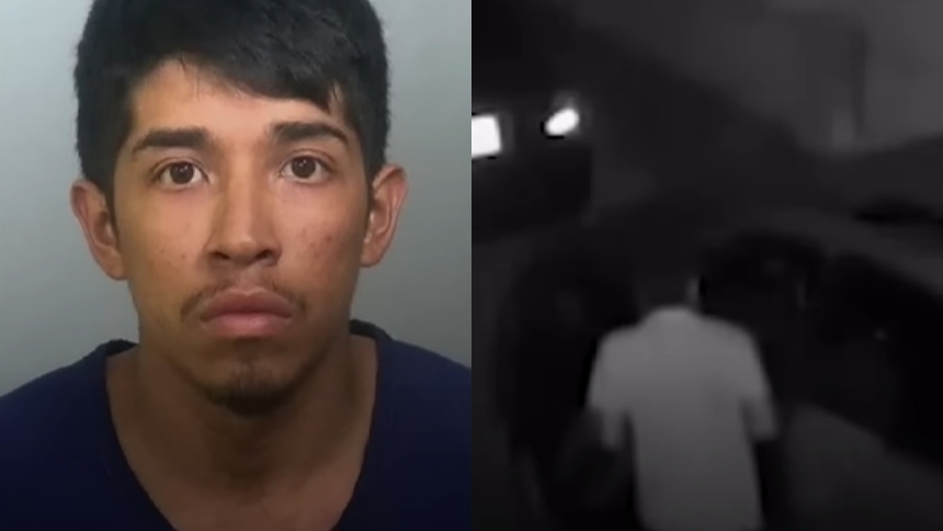 Un hombre de 21 años fue captado en video metiendo a su exnovia en la maleta de su carro, lo que ha llevado a su acusación por secuestro.