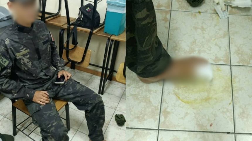 En Chacao: Militar se disparó por accidente con su propia arma en pleno Plan República