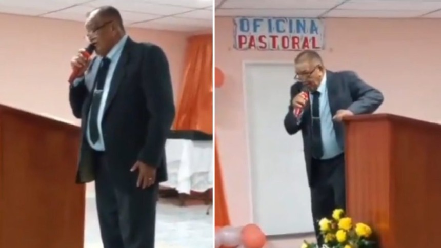 "Gloria a Dios": Las últimas palabras de un pastor antes de desplomarse y morir frente a sus feligreses