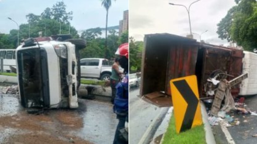 VIDEO: Aparatoso accidente en la Fajardo provocó cierre de la vía por derrame de gasoil este 29Jun
