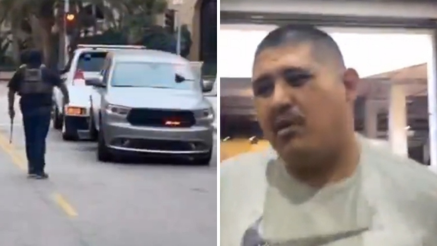 En el centro de Los Ángeles (EEUU) Bobby Núñez, un conductor de grúa de 33 años, terminó arrestado por robar una camioneta oficial del Servicio de Inmigración y Control de Aduanas (ICE, por sus siglas en inglés).  