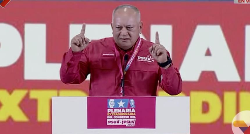 "Debemos estar listos para acudir al llamado a la hora que sea": El pedido de Cabello a las bases del Psuv