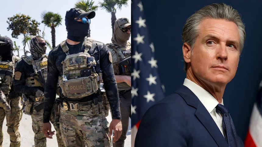 El gobernador de California, Gavin Newsom, respaldó una serie de leyes que podrían facultar a las fuerzas del orden locales para detener a agentes del Servicio de Inmigración y Control de Aduanas (ICE, por sus siglas en inglés) durante redadas migratorias.