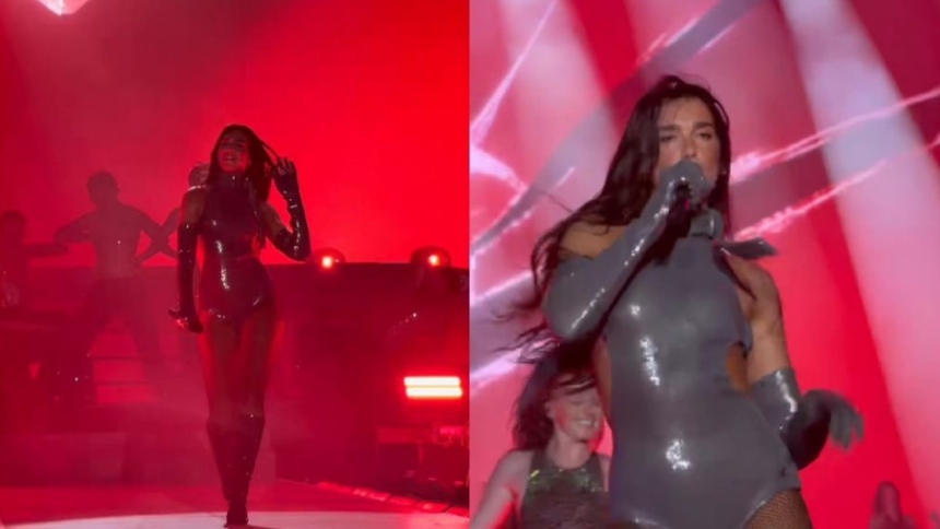 EN VIDEO: Empresa sorprendió a sus empleados al contratar a Dua Lipa para cantar en su fiesta de fin de año