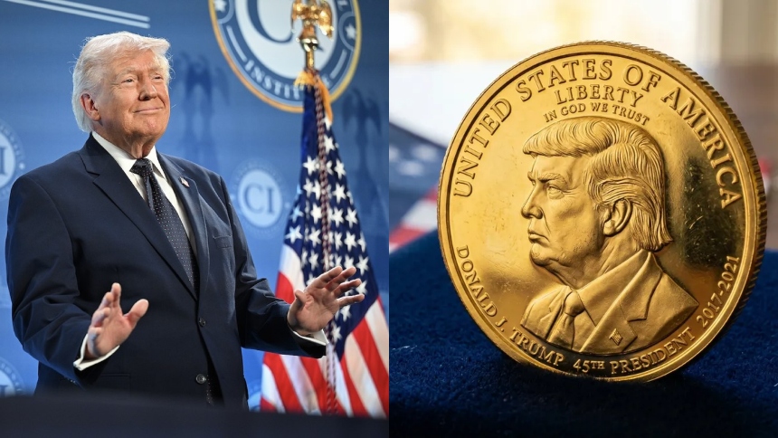 La Comisión de Bellas Artes de Estados Unidos aprobó sin objeciones el diseño de una nueva moneda conmemorativa de 24 quilates que llevará la imagen del presidente Donald Trump, una decisión que ya genera controversia en el país.  