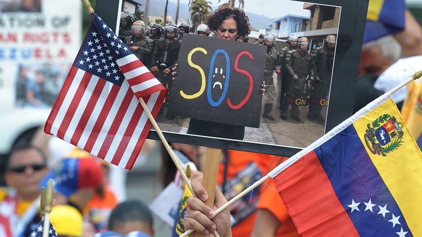 MIgrantes venezolanos en EEUU