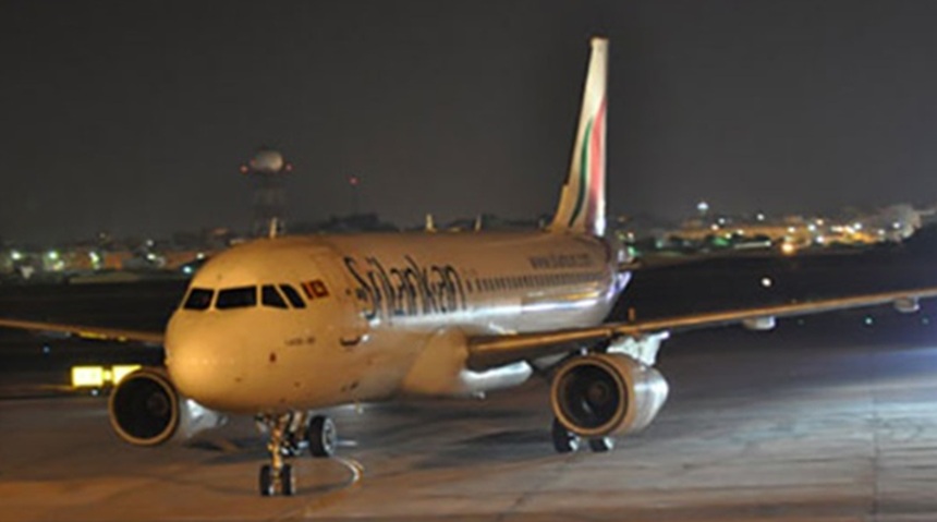 El avión de Srilanka