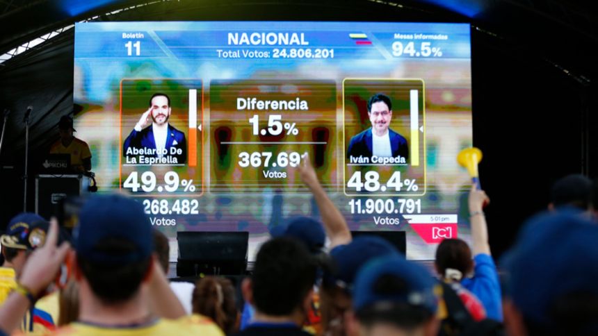 Abelardo de la Espriella sería el nuevo presidente de Colombia, según conteo preliminar
