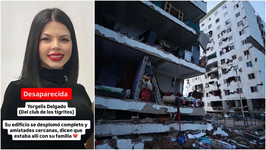 Los artistas venezolanos y sus familiares que están desaparecidos tras terremotos en el país