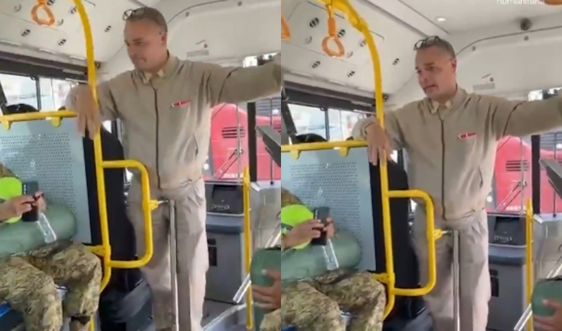 Un conductor de autobús venezolano agradeció a la delegación de rescatistas de El Salvador, la misma que trasladaba durante las labores tras los terremotos del pasado 24 de junio, que devastaron mayormente al estado La Guaira. 