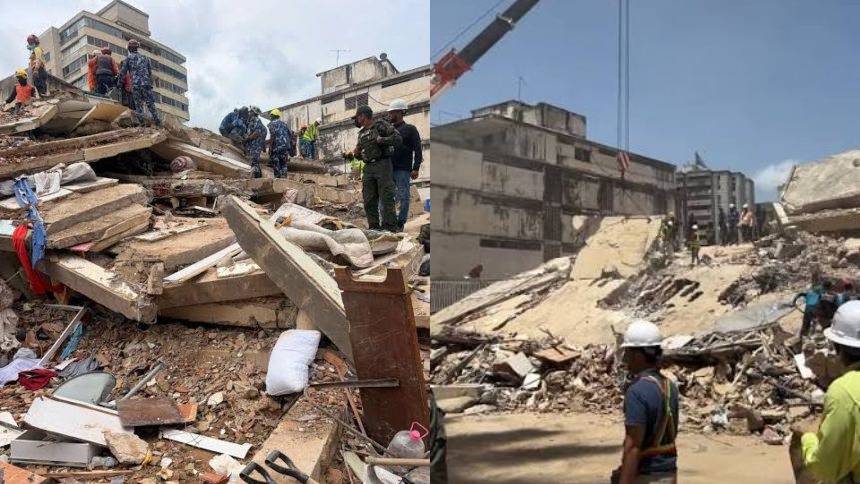 Concluyeron las labores de búsqueda en el edificio Rita de San Bernardino tras rescate de los cuerpos de los últimos cuatro desaparecidos