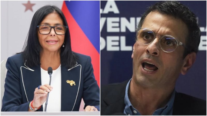 Capriles criticó llamado de Delcy Rodríguez a ahorrar agua y electricidad