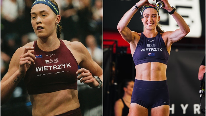 La atleta australiana Joanna Wietrzyk ganó el Hyrox Pro Women 2026. Fotos cortesía RRSS.