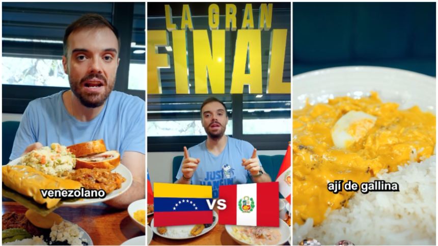 Ibai Llanos anunció que al Mundial de Comidas se unen más platos representativos de Venezuela y Perú. Fotos capturas de pantalla RRSS.